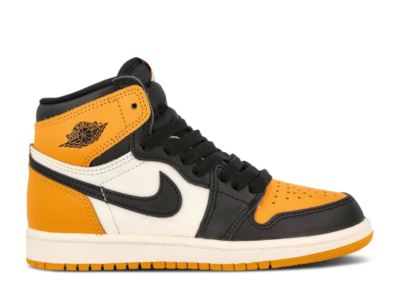 Air Jordan 1 Retro High OG PS Yellow Toe sneaker side view