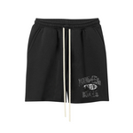 Suavo World Hidden Hills Black Shorts with logo design.
