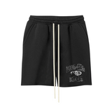 Suavo World Hidden Hills Black Shorts with logo design.