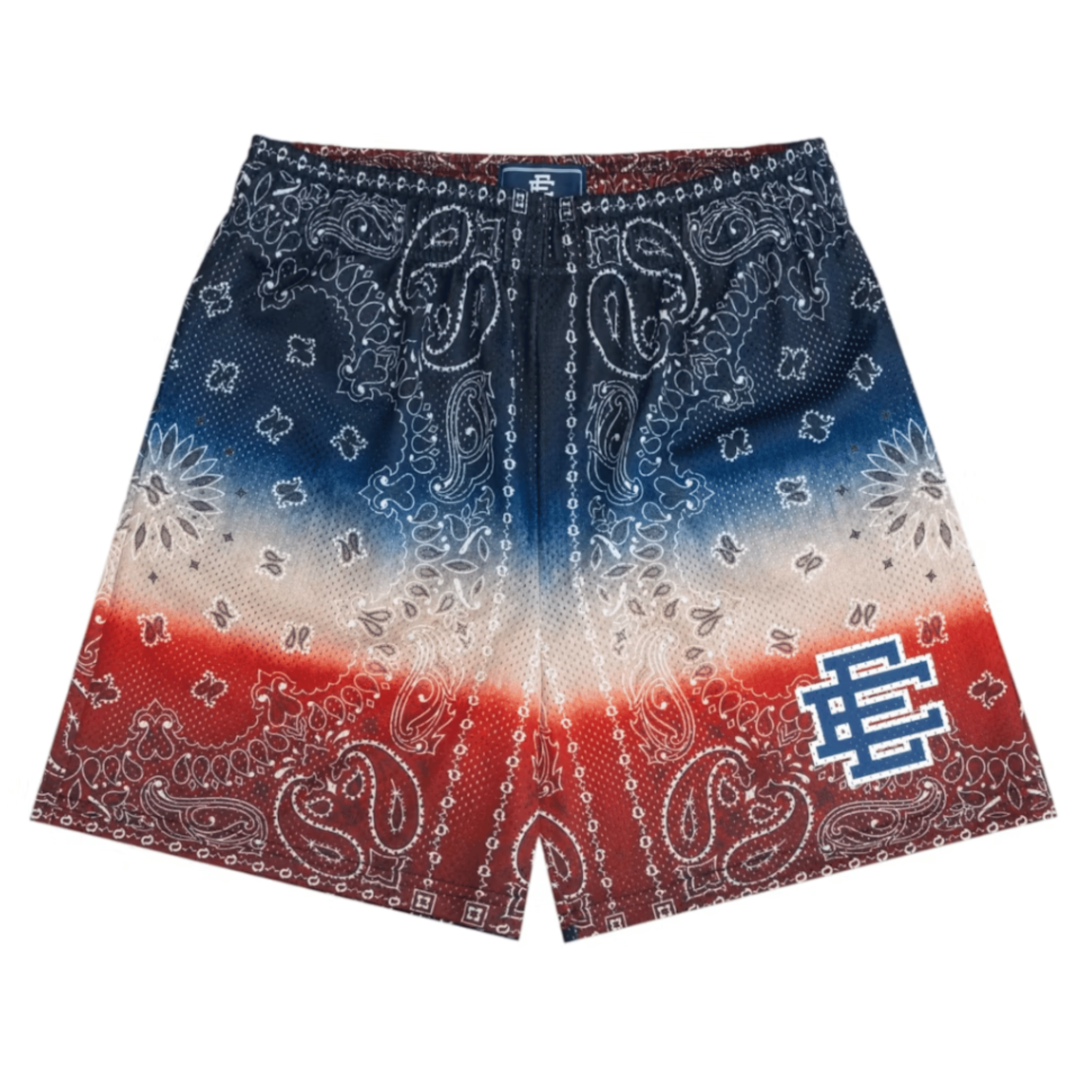 Eric Emanuel EE July 4th red and blue shorts