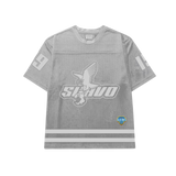 Suavo World Eagle Mesh Jersey in Grey.