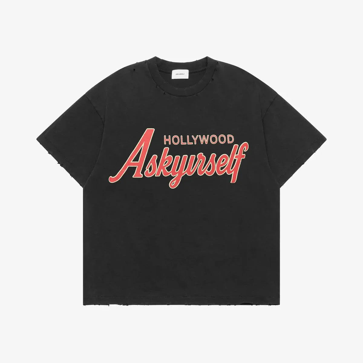Askyurself Hollywood vintage black t-shirt featuring Acne Studios design