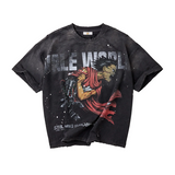 Black Vale Forever World Tee with graphic logo design