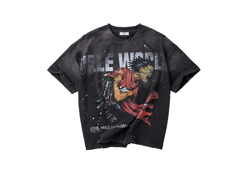 Black Vale Forever World Tee with graphic logo design