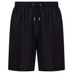 Studio By Charles black swim shorts displayed on a white background