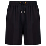 Studio By Charles black swim shorts displayed on a white background