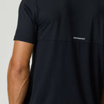 Reprimo Flight T-Shirt black athletic fit breathable fabric with reflective strip on back