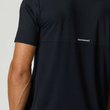 Reprimo Flight T-Shirt black athletic fit breathable fabric with reflective strip on back