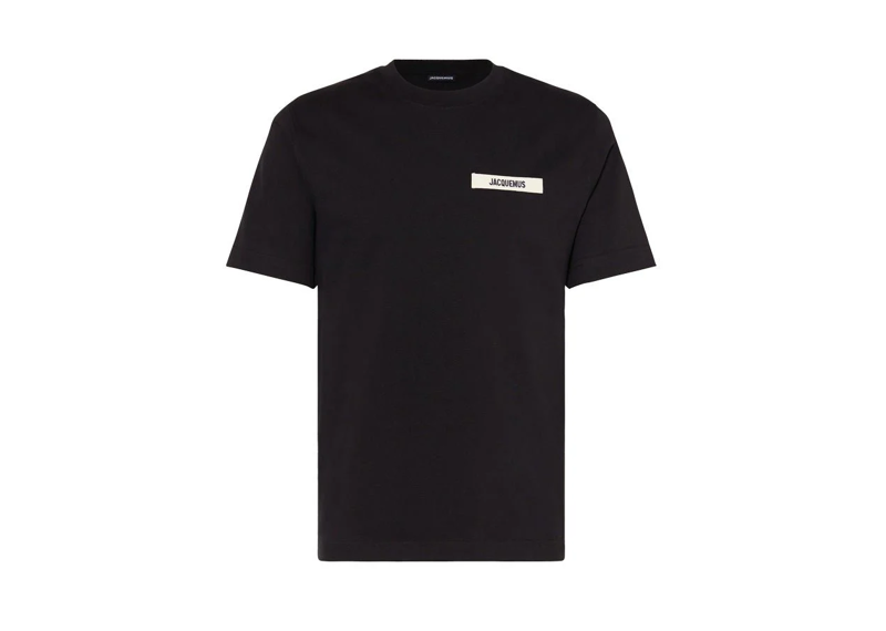 Jacquemus The Gros Grain T-Shirt black with logo patch