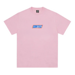 Pink Corteiz Snickers Tee with logo print on front