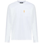 Studio By Charles White long sleeve white tee shirt front view