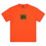 Orange Corteiz x Skepta Greatest Hits graphic tee shirt