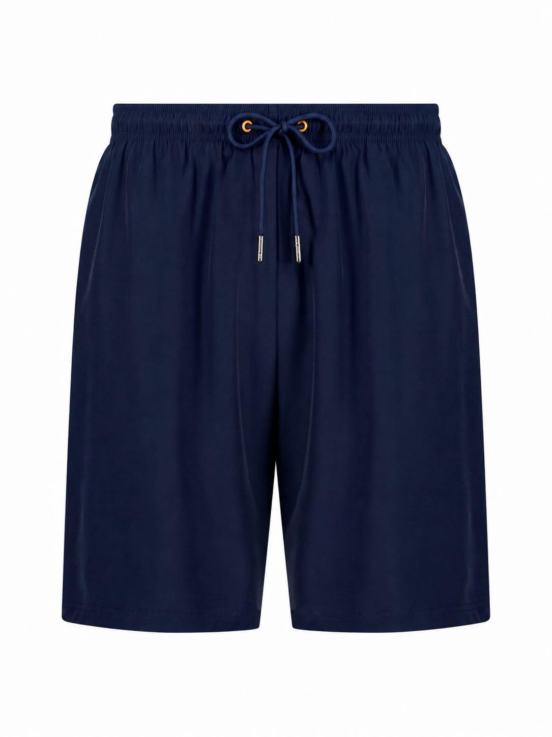 Studio By Charles navy swim shorts displayed on a white background