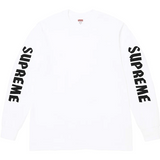 Supreme Spitfire L/S white long sleeve shirt front view