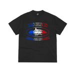 Corteiz France Alcatraz Tee black front view