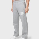 Grey Annie Hood Applique Joggers in relaxed fit made of 500gsm brushback cotton