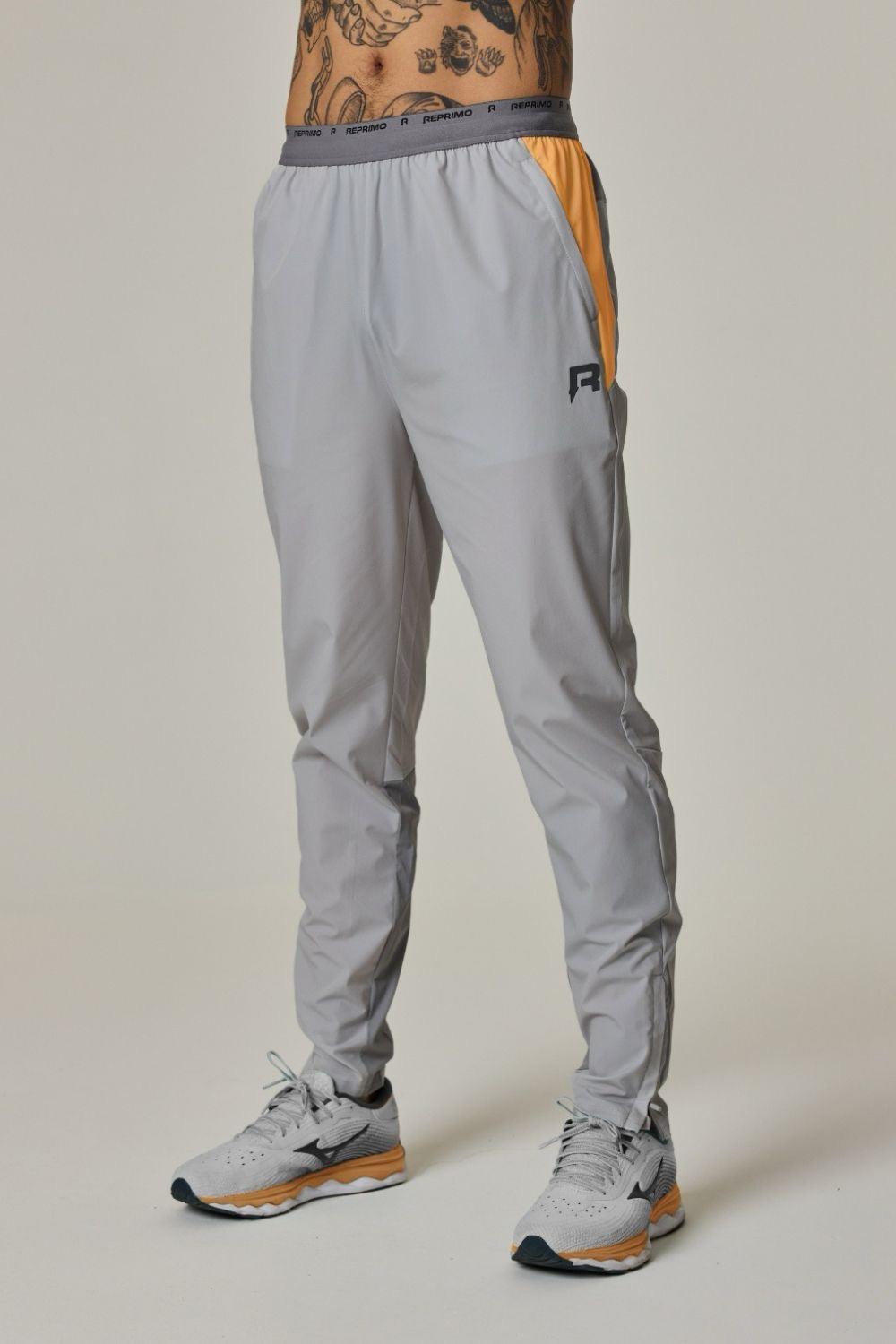 Reprimo Flight Pants in Grey and Orange