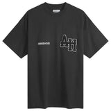 ANNIE HOOD College T-Shirt Black & Black