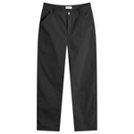 ANNIE HOOD Nylon Track Pants Black wind and water resistant with adjustable ankle pull cords.