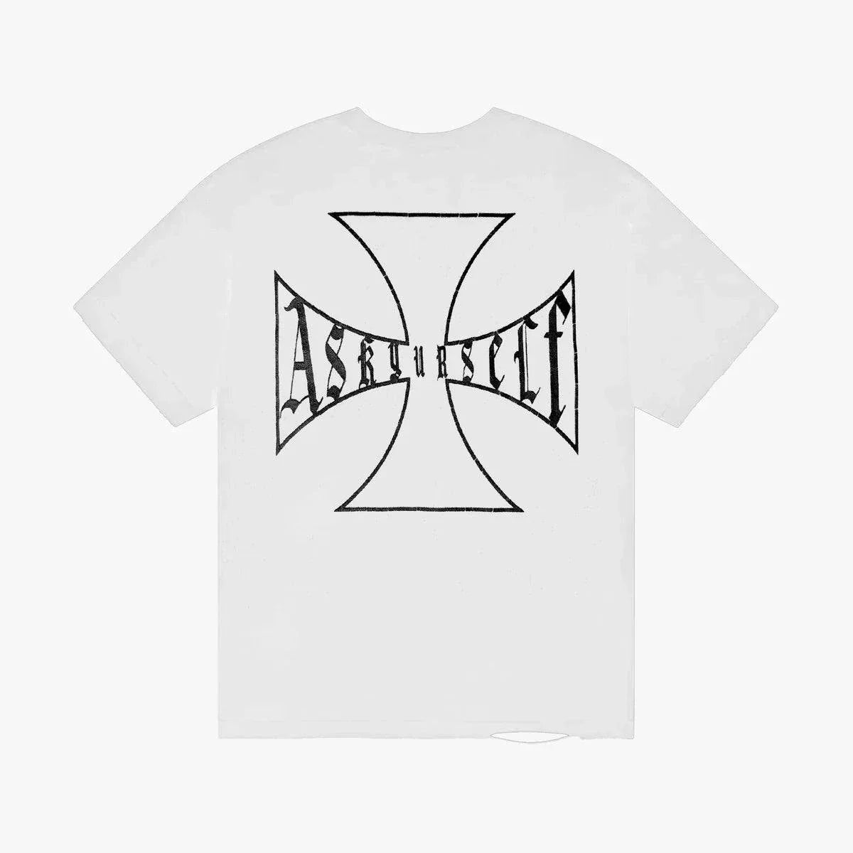 Askyurself 90s vintage white t-shirt featuring Acne Studios design