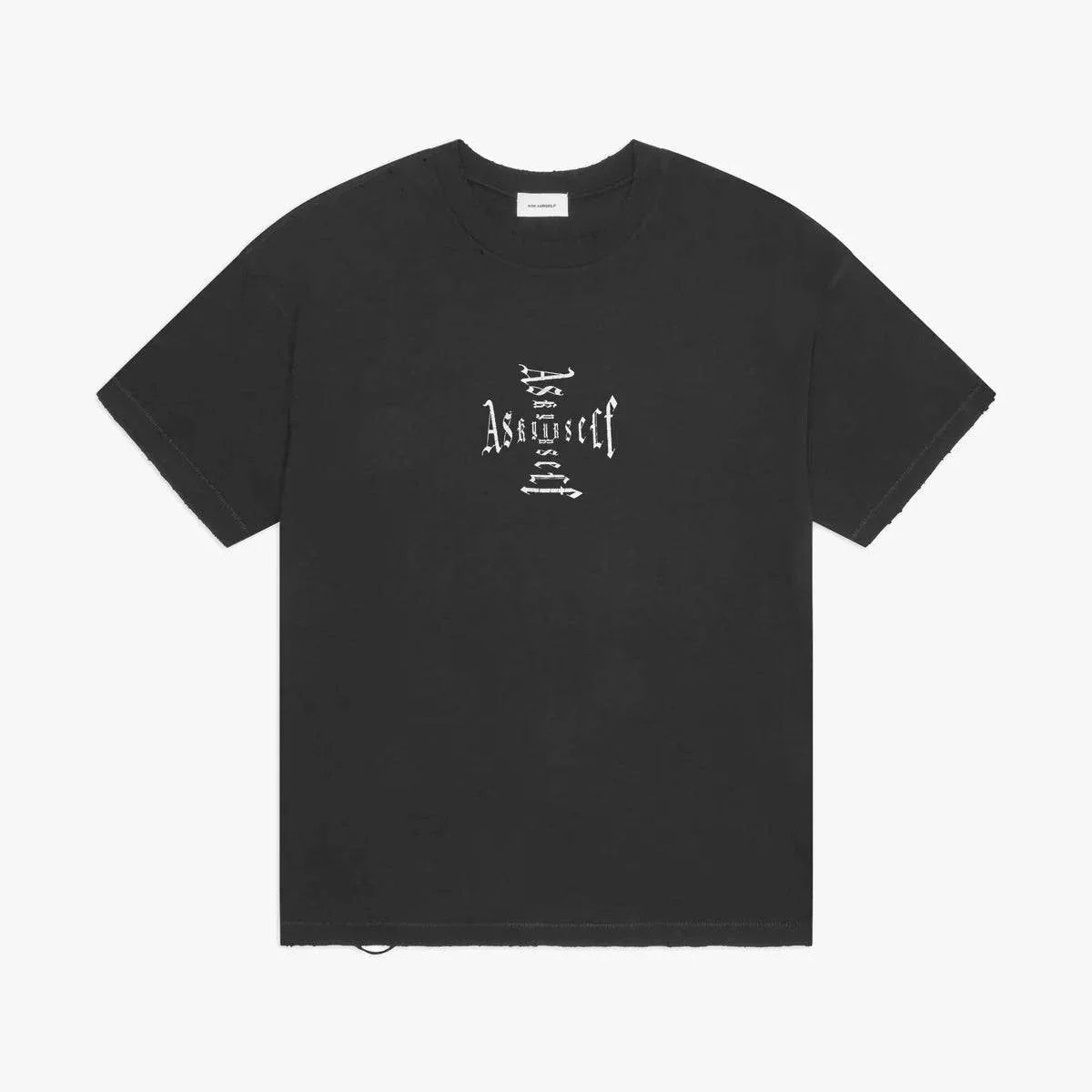 Askyurself Cross Logo T-Shirt Vintage Black featuring Acne Studios design