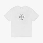 Askyurself Cross Logo T-Shirt Vintage White featuring Acne Studios design