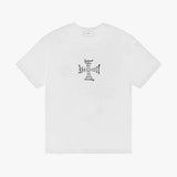 Askyurself Cross Logo T-Shirt Vintage White featuring Acne Studios design