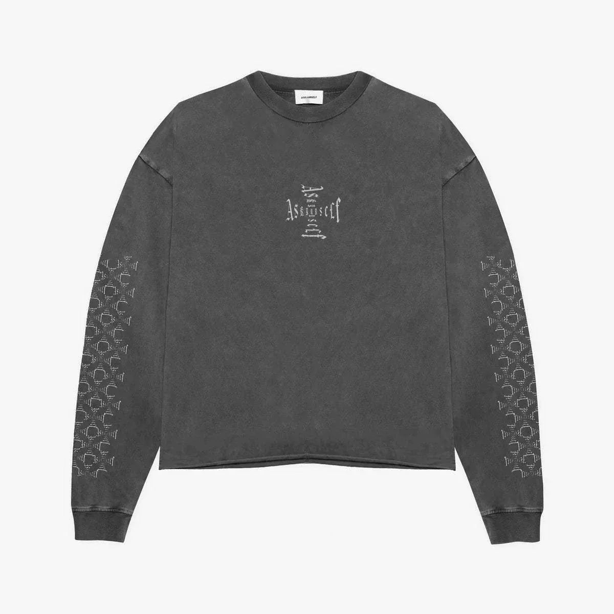Askyurself Cross Logo long sleeve vintage black shirt featuring Acne Studios design