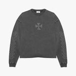 Askyurself Cross Logo long sleeve vintage black shirt featuring Acne Studios design