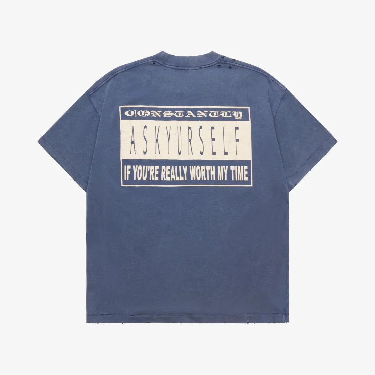 Askyurself Parental T-Shirt Vintage Navy by Acne Studios