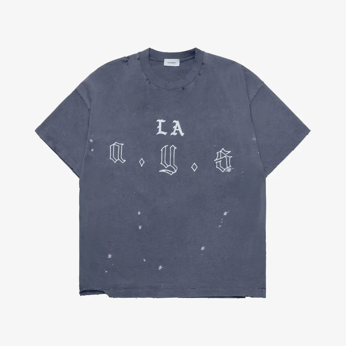 Askyurself LA AYS T-Shirt Vintage Navy featuring Acne Studios branding