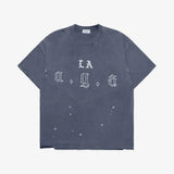 Askyurself LA AYS T-Shirt Vintage Navy featuring Acne Studios branding