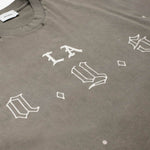 Askyurself LA AYS vintage brown t-shirt with Acne Studios design