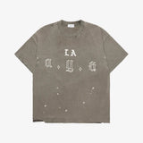 Askyurself LA AYS T-Shirt Vintage Brown with Acne Studios branding