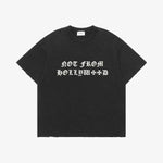 Vintage black Askyurself Not From Hollywood T-shirt featuring Acne Studios design