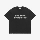 Vintage black Askyurself Not From Hollywood T-shirt featuring Acne Studios design