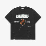 Askyurself OG Hockey T-Shirt in vintage black featuring Acne Studios style