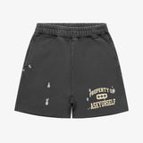 Acne Studios Askyurself property fleece shorts in vintage black