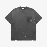 Askyurself vintage black stained pocket t-shirt featuring Acne Studios design