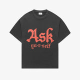 Askyurself Bones T-Shirt Washed Black featuring Acne Studios design