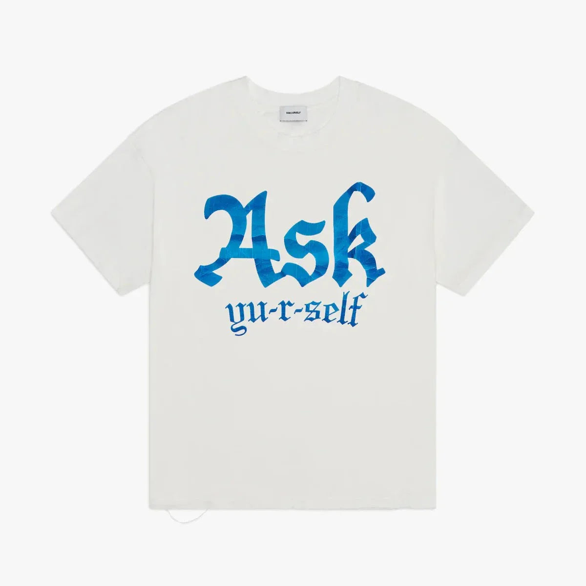 Askyurself Bones T-Shirt White by Acne Studios front view