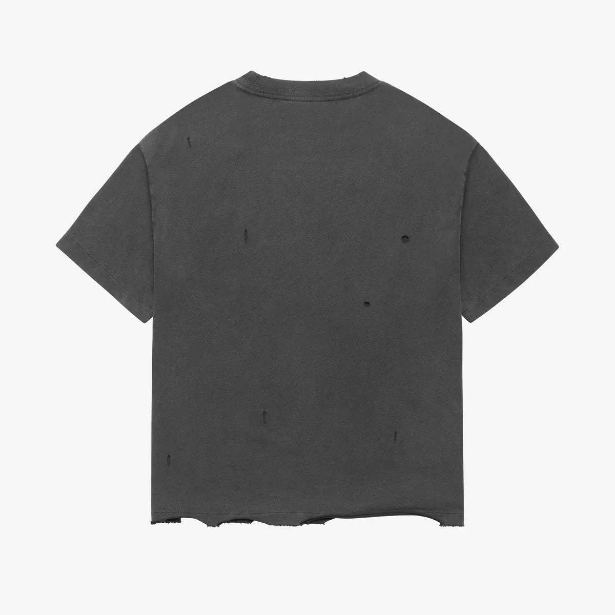 Askyurself Goth Logo T-Shirt vintage black featuring Acne Studios branding