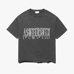 Askyurself Goth Logo T-Shirt Vintage Black featuring Acne Studios design