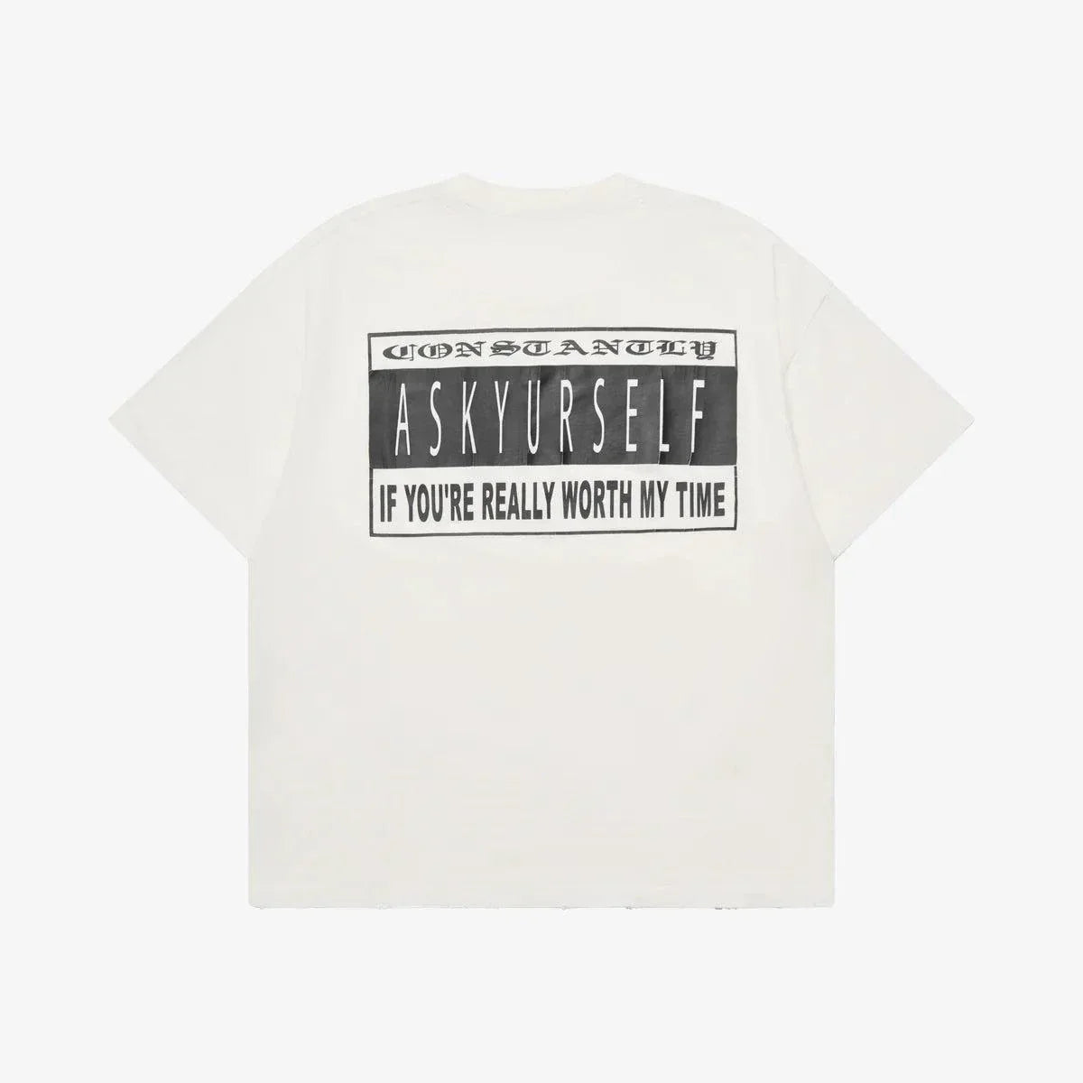 Askyurself Parental T-Shirt Vintage White by Acne Studios