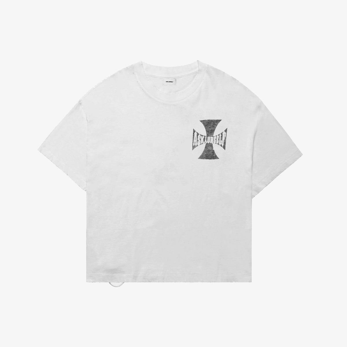Askyurself Rider Cross Summer T-Shirt in white color