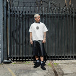 Askyurself AYS Cross T-Shirt Vintage White Acne Studios style design