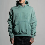 Askyurself vintage green college hoodie by Acne Studios