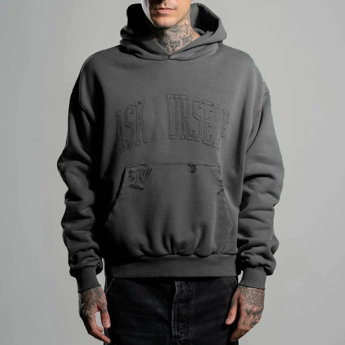 Askyurself Acne Studios vintage black college hoodie
