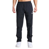 Black Attain Active Joggers with elastic waistband and slim fit design for men
