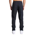 Back view of Attain Active Joggers black sports pants worn by model